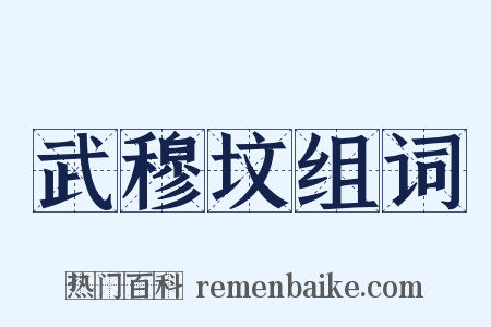 武穆坟组词是什么意思的图片